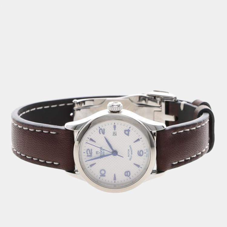Pre Owned Tudor 1926 91350 Automatic Stainless Steel Womens Wristwatch 29 mm