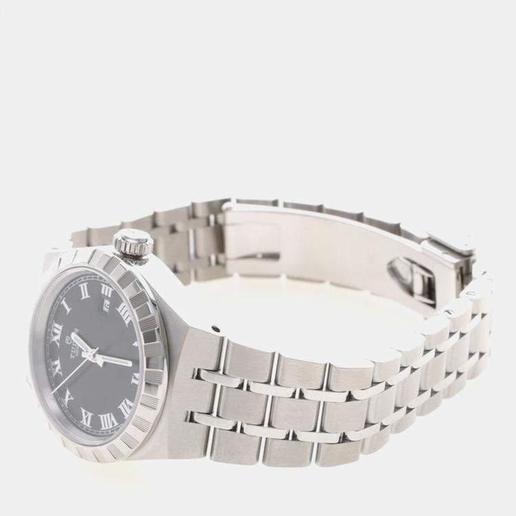 Pre Owned Tudor Royal 28300 Automatic Stainless Steel Womens Wristwatch 28 mm