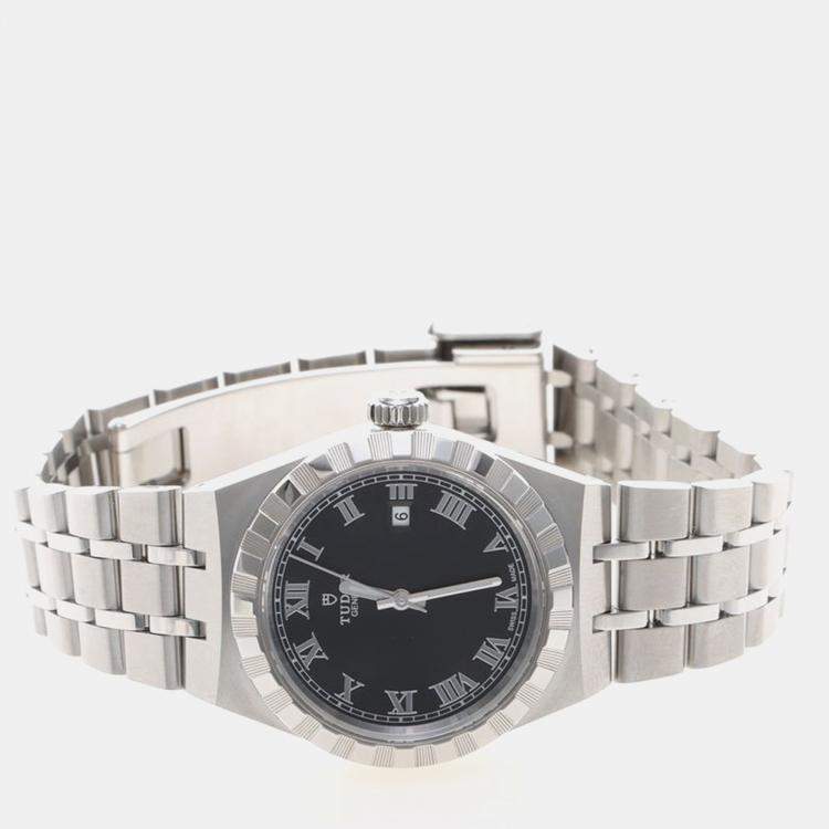 Pre Owned Tudor Royal 28300 Automatic Stainless Steel Womens Wristwatch 28 mm