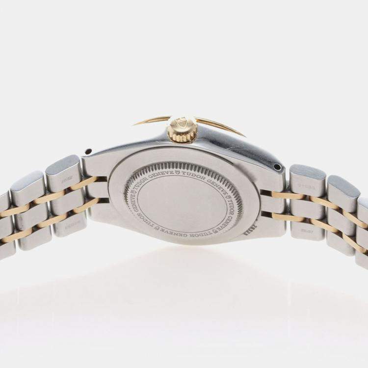 Pre Owned Tudor Royal 28323 Automatic Yellow Gold Stainless Steel Women's Wristwatch 28 mm