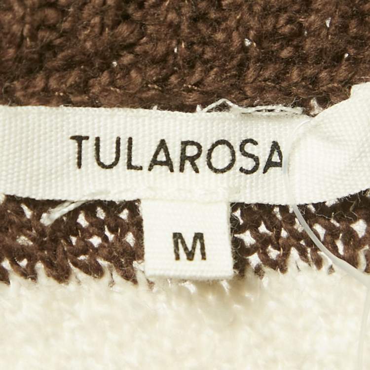 Pre Owned Tularosa Brown Knit Kaely Maxi Skirt M