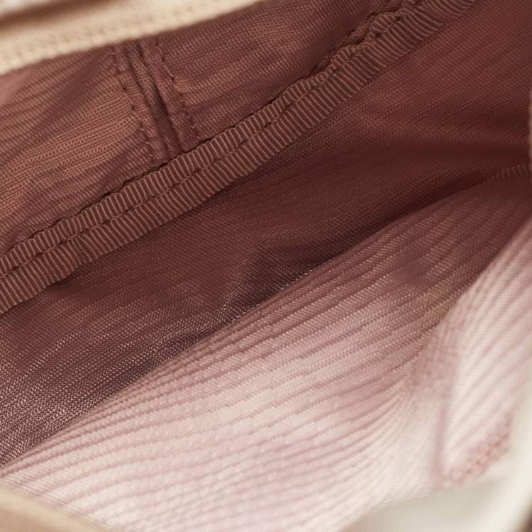 Pre Owned TUMI Beige Nylon Small Asra Crossbody Bag