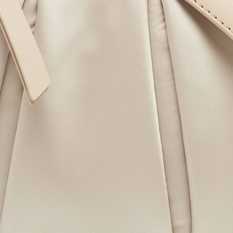 Pre Owned TUMI Beige Nylon Small Asra Crossbody Bag