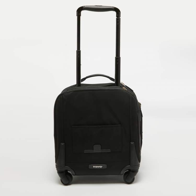 Pre Owned TUMI Black Nylon Osona Compact Carry-On Luggage