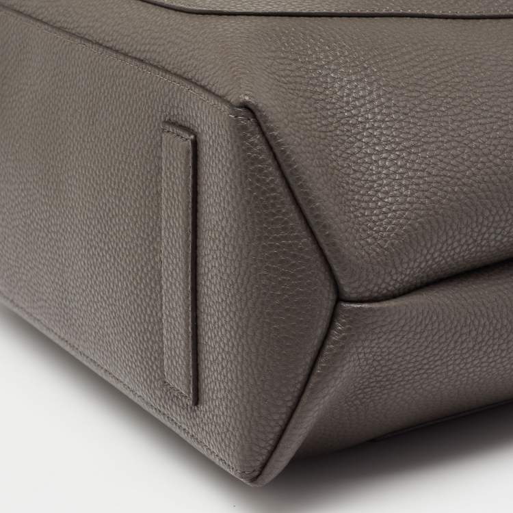 Pre Owned TUMI Grey Leather Satya Satchel