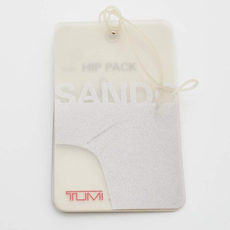 Pre Owned TUMI Black Canvas Belt Bag