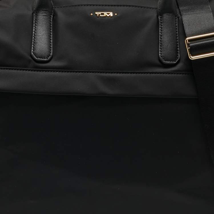 Pre Owned TUMI Black Nylon Voyager Bag