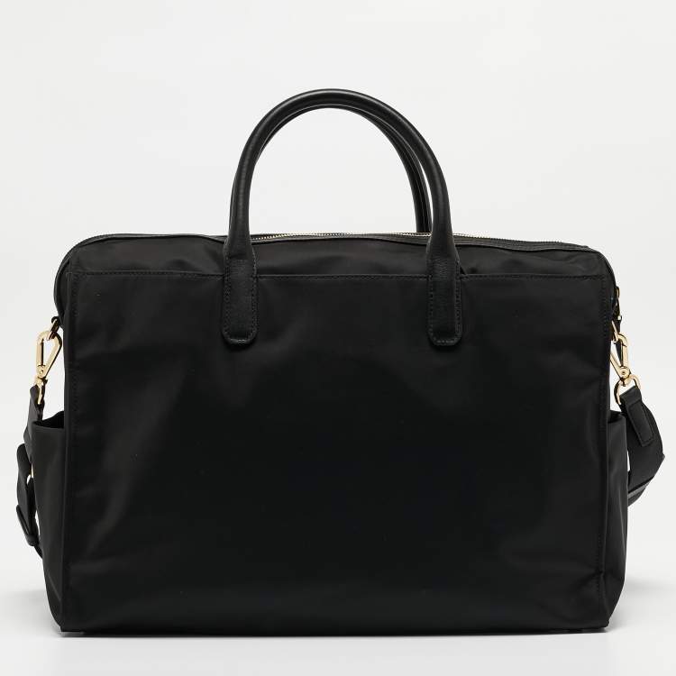 Pre Owned TUMI Black Nylon Voyager Bag