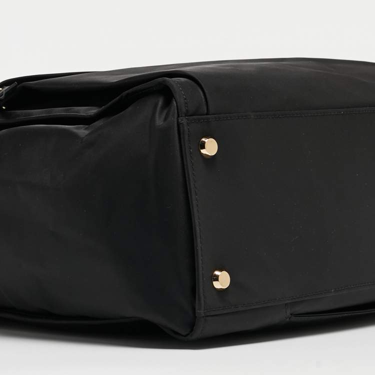 Pre Owned TUMI Black Nylon Voyager Bag