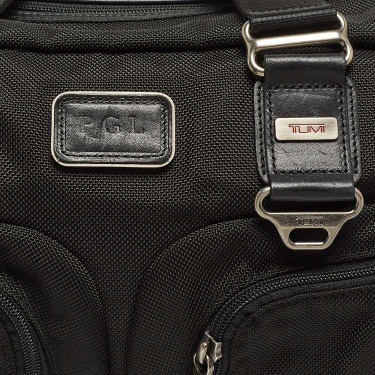 Pre Owned Tumi Black Nylon Alpha Bravo Everett Essential Tote