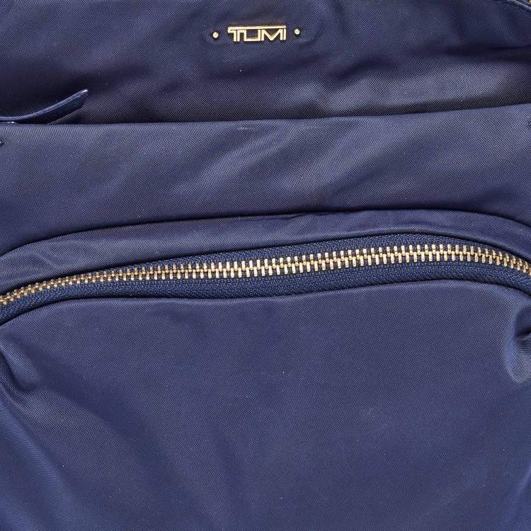 Pre Owned TUMI Navy Blue Nylon Voyageur Capri Messenger Bag
