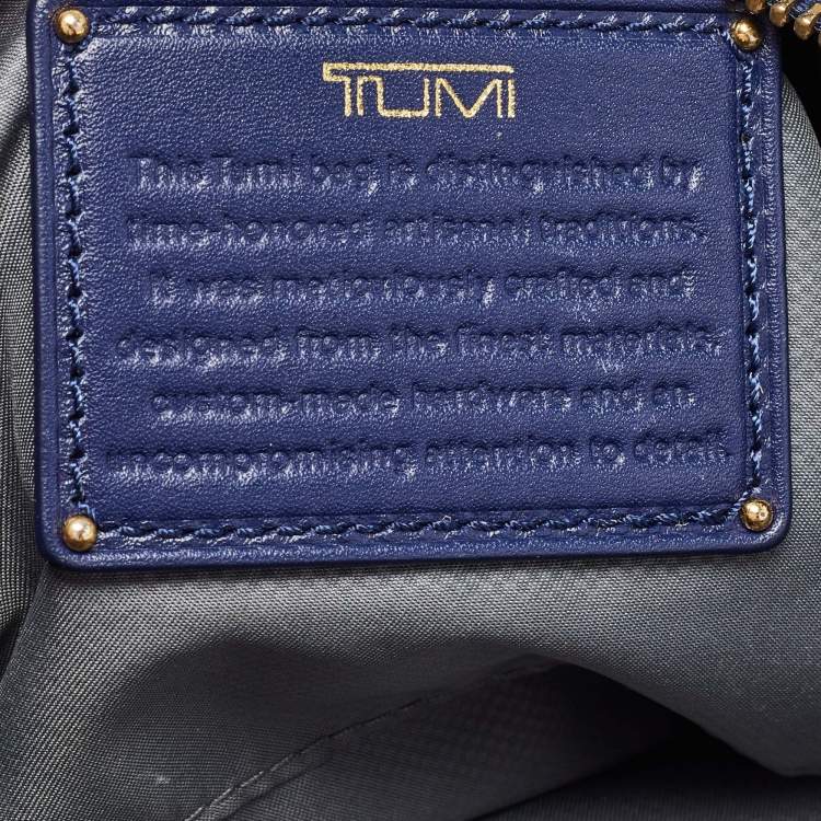 Pre Owned TUMI Navy Blue Nylon Voyageur Capri Messenger Bag