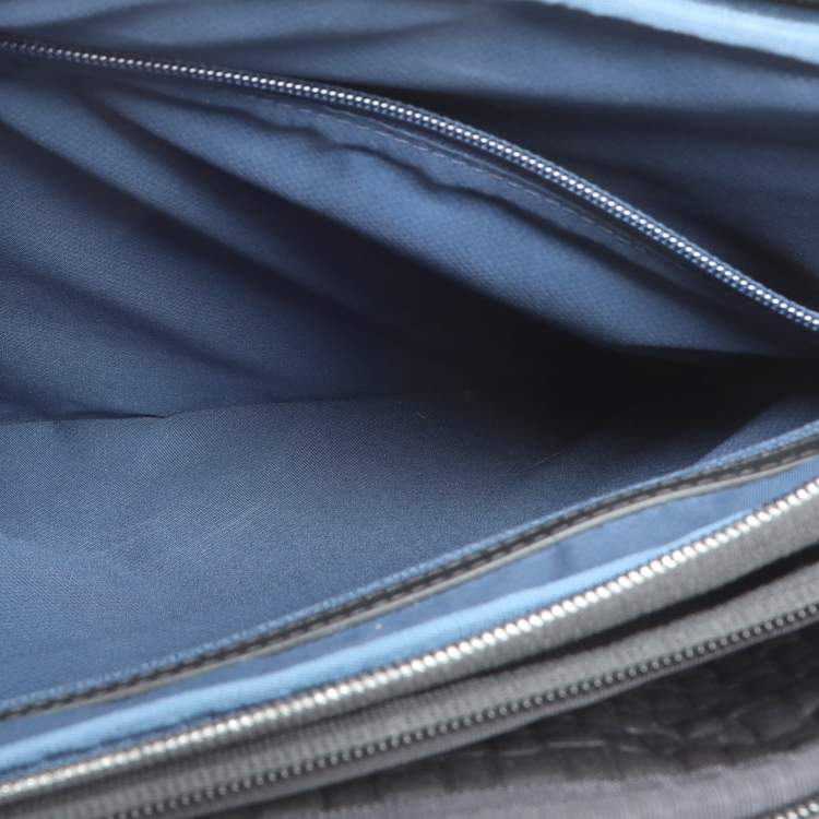 Pre Owned TUMI Black Nylon and Leather Hamilton Arrivè Briefcase Bag