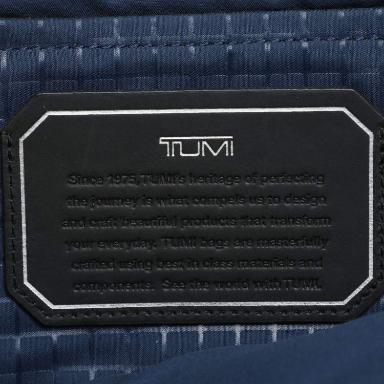 Pre Owned TUMI Black Nylon and Leather Hamilton Arrivè Briefcase Bag
