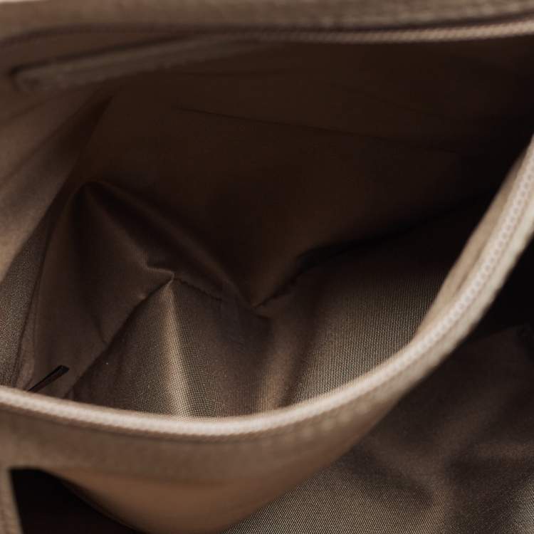 Pre Owned TUMI Beige Leather Kimbell Backpack