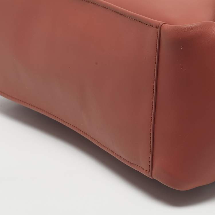 Pre Owned TUMI Brick Brown Leather Valorie Tote