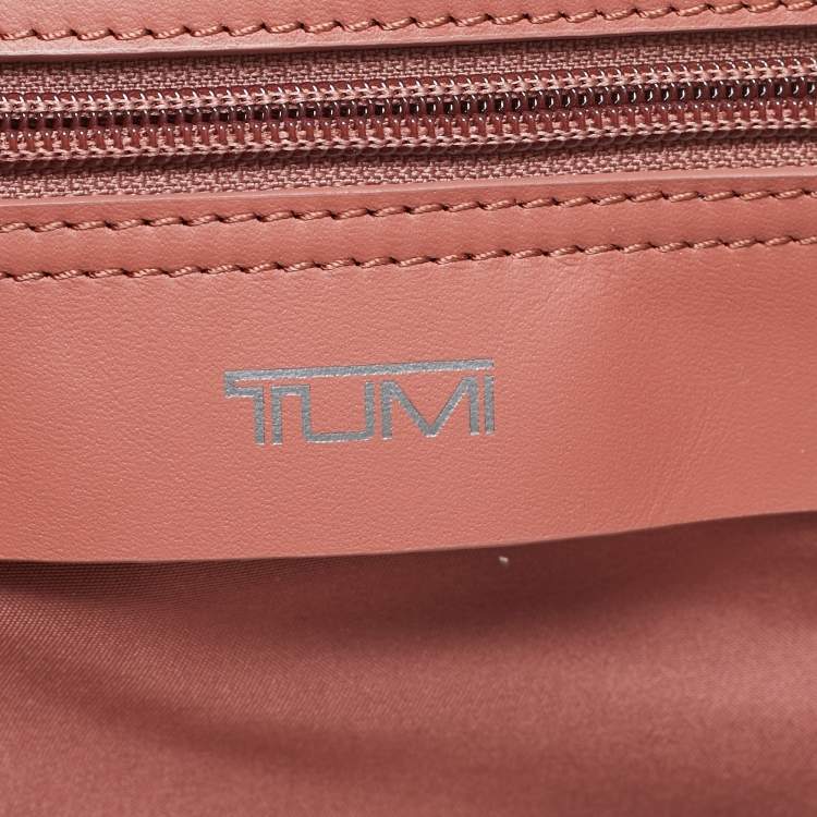 Pre Owned TUMI Brick Brown Leather Valorie Tote