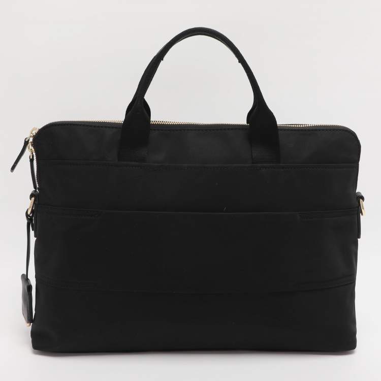 Pre Owned TUMI Black Nylon Joanna Voyageur Laptop Bag