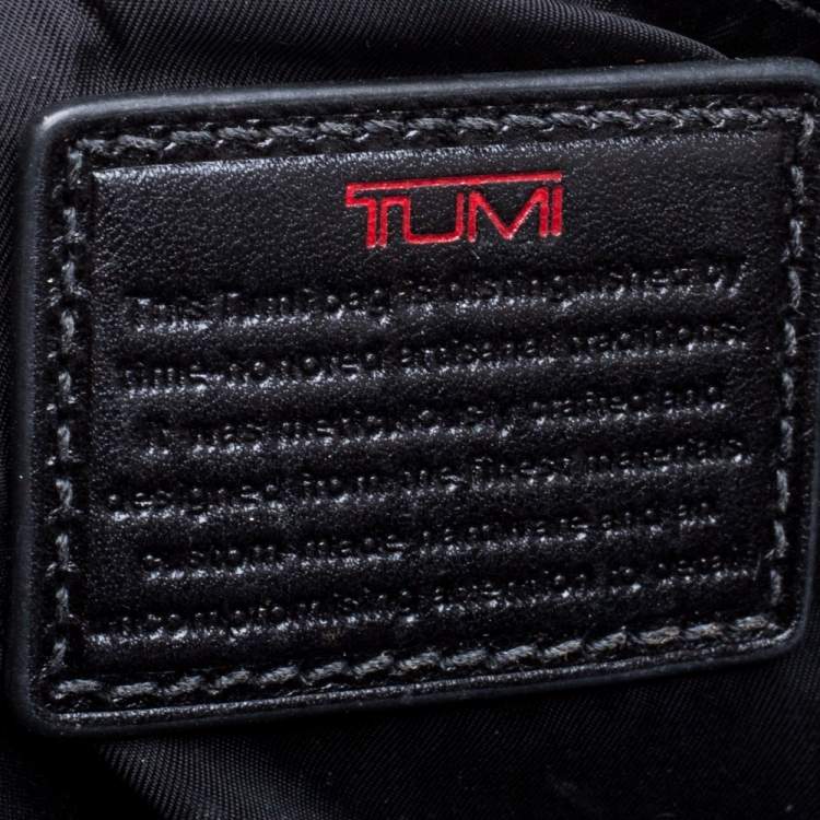 Pre Owned Tumi Black Nylon Zipped Pouch 