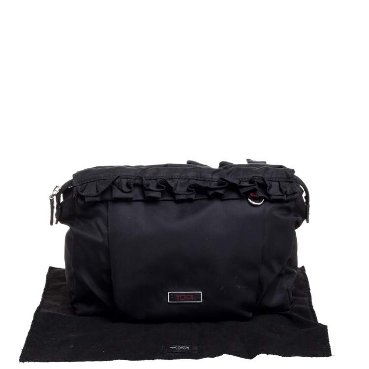 Pre Owned Tumi Black Nylon Zipped Pouch 