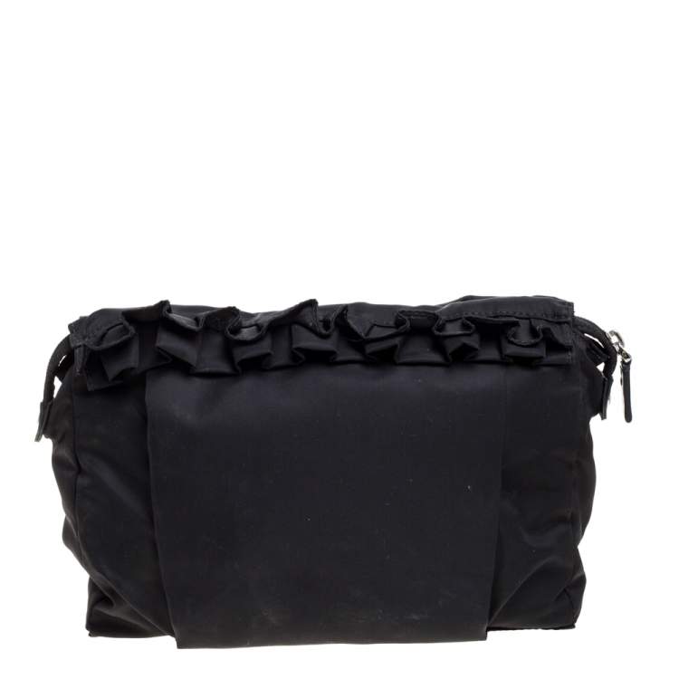 Pre Owned Tumi Black Nylon Zipped Pouch 