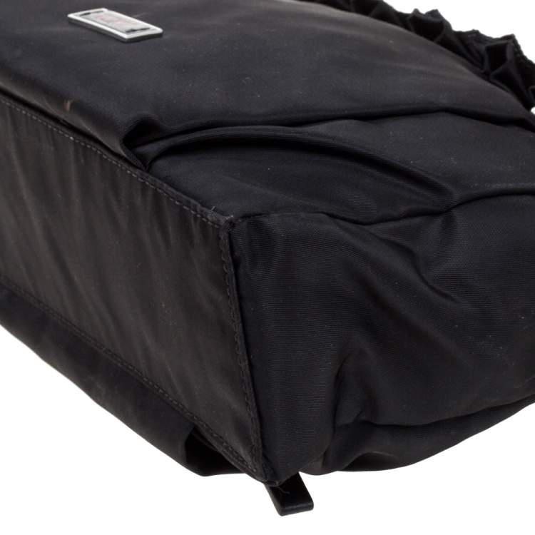 Pre Owned Tumi Black Nylon Zipped Pouch 