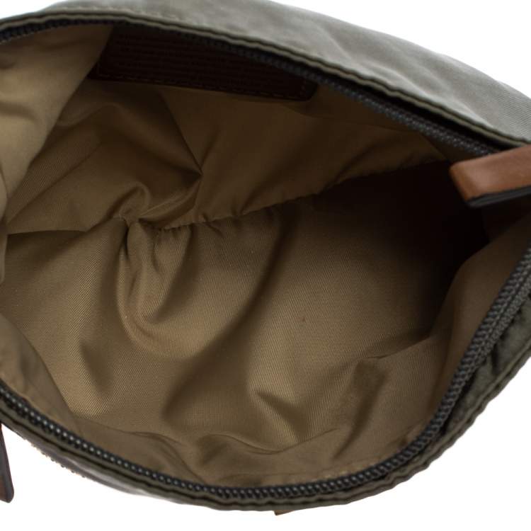 Pre Owned TUMI Grey Nylon Wristlet Pouch