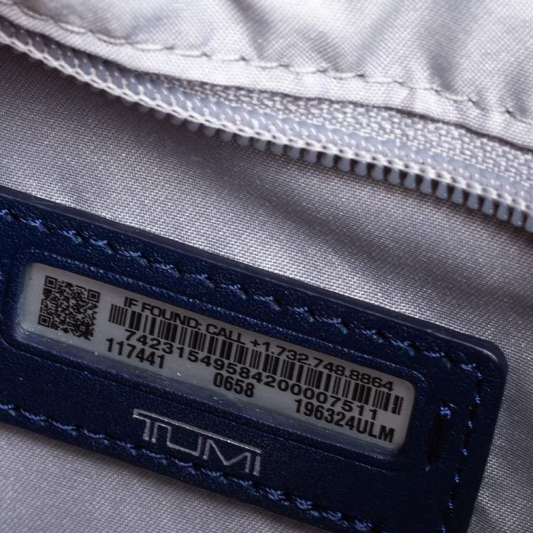 Pre Owned TUMI Navy Blue Nylon Bethany Voyageur Backpack