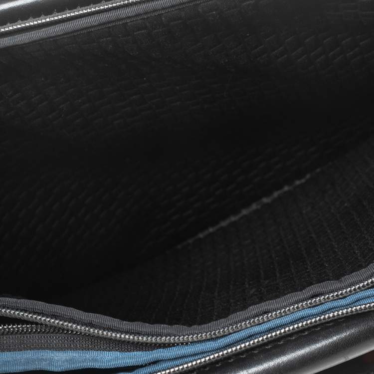 Pre Owned TUMI Black Nylon And Leather Hamilton Arrivè Briefcase