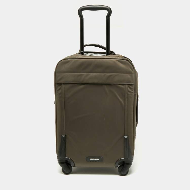 Pre Owned TUMI Grey Nylon Tres Léger International Carry On Suitcase