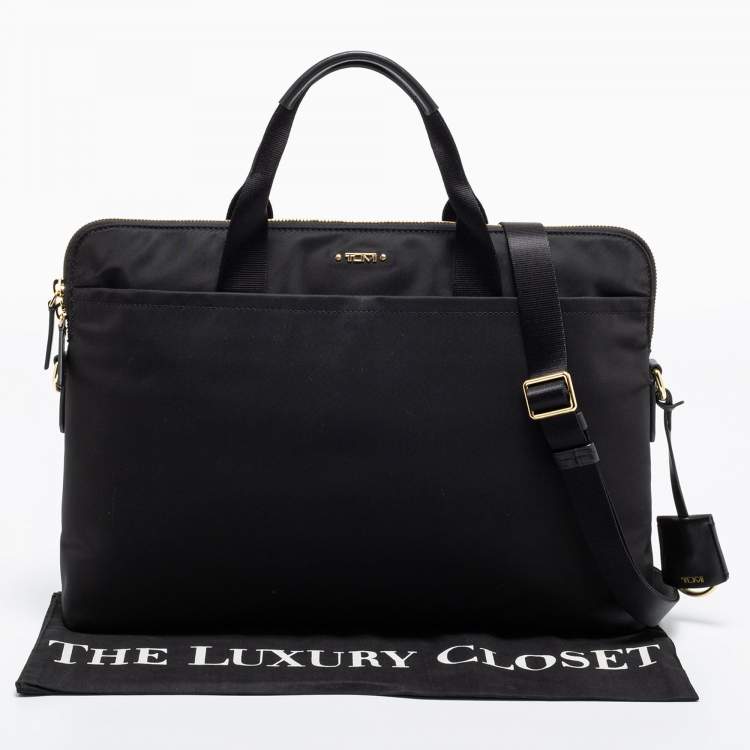 Pre Owned TUMI Black Nylon Joanna Laptop Carrier Bag