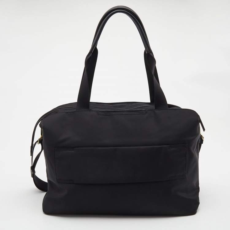 Pre Owned TUMI Black Nylon Voyageur Messenger Bag