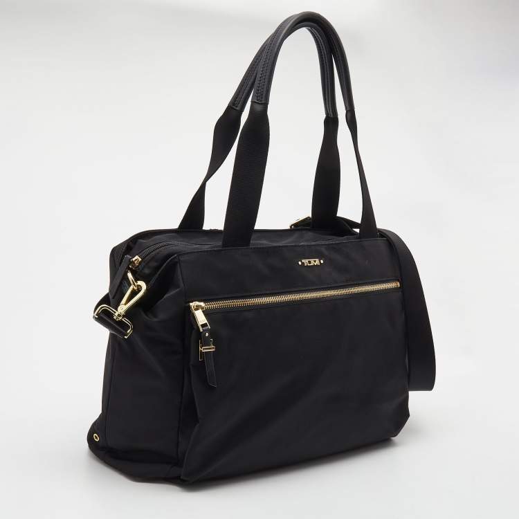 Pre Owned TUMI Black Nylon Voyageur Messenger Bag