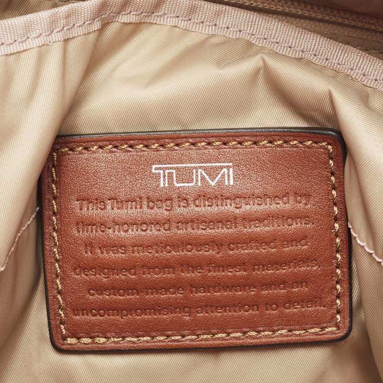 Pre Owned TUMI Magenta Nylon Voyageur Sumatra Crossbody Bag