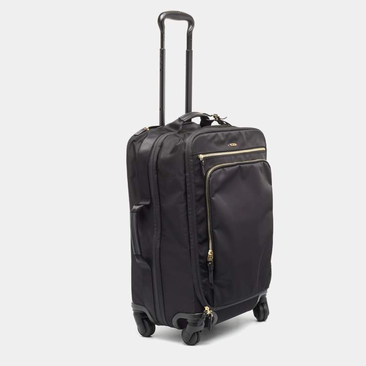 مملوكة مسبقًا TUMI Black Nylon Super Leger International Carry On Luggage