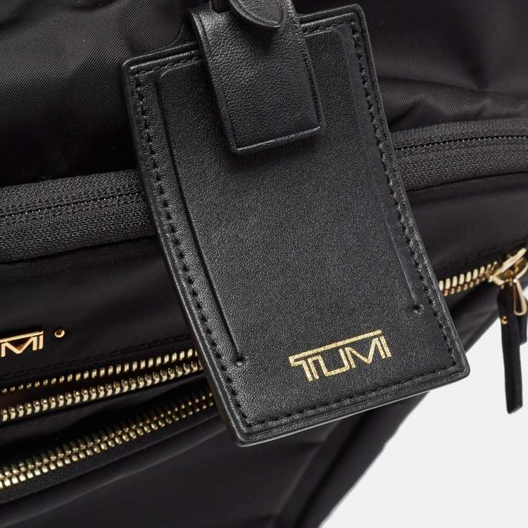 مملوكة مسبقًا TUMI Black Nylon Super Leger International Carry On Luggage