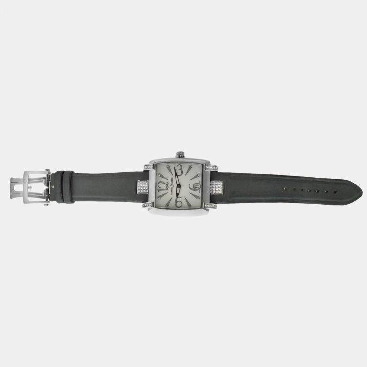 Pre Owned Ulysse Nardin Caprice 133-91 Automatic White Stainless Steel Women's Wristwatch 33mm