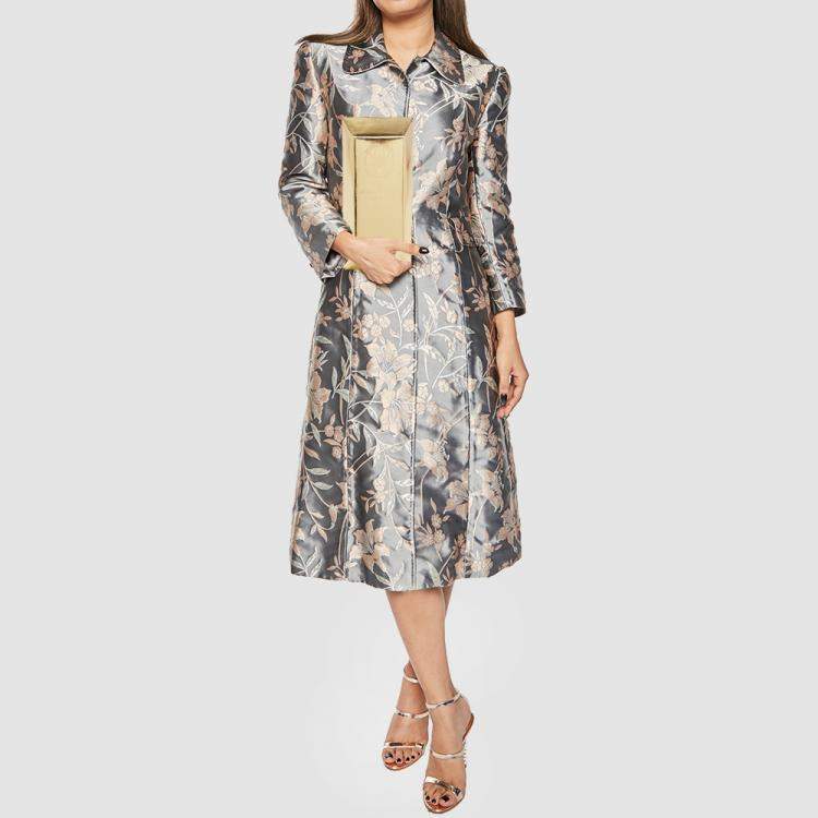 Pre Owned حقيبة كلتش آندركوفر جلد ذهبي بار ذهب