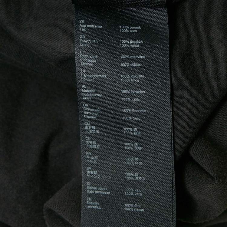 Pre Owned Maje Grey Paradise Embellished Jersey T-Shirt S