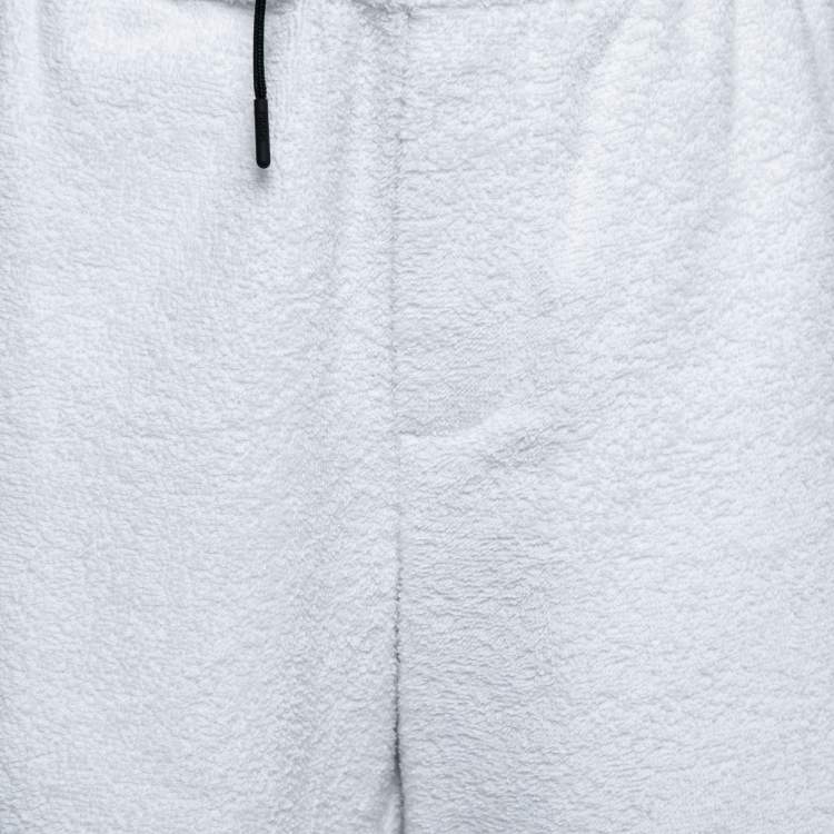 Pre Owned Prada White Terry Cotton Shorts L