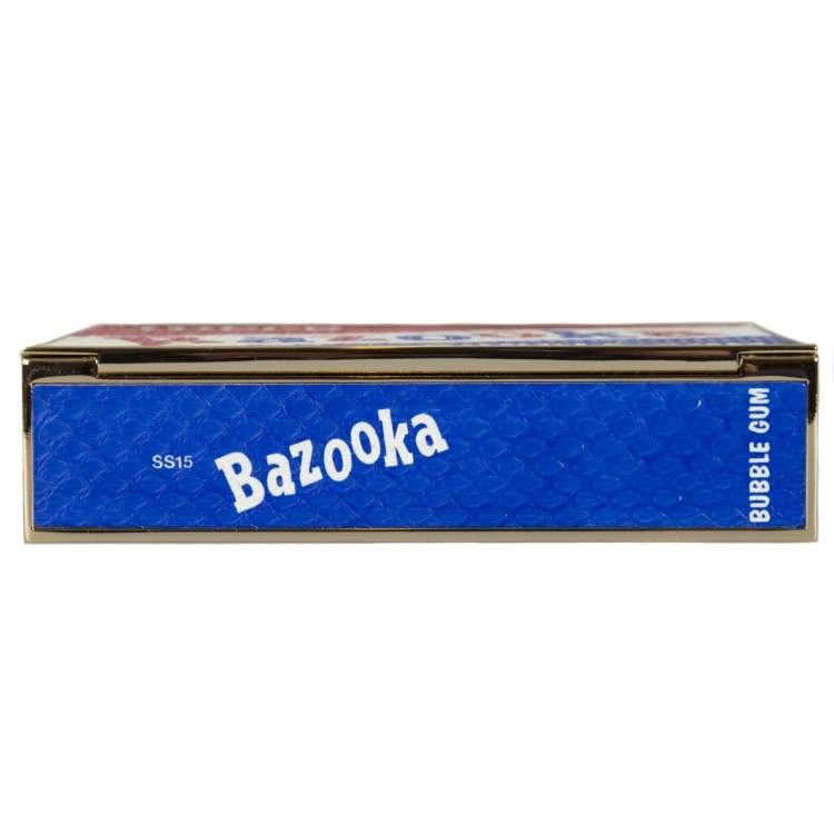 Pre Owned Anya Hindmarch Multicolor Snakeskin Bazooka Imperial Clutch