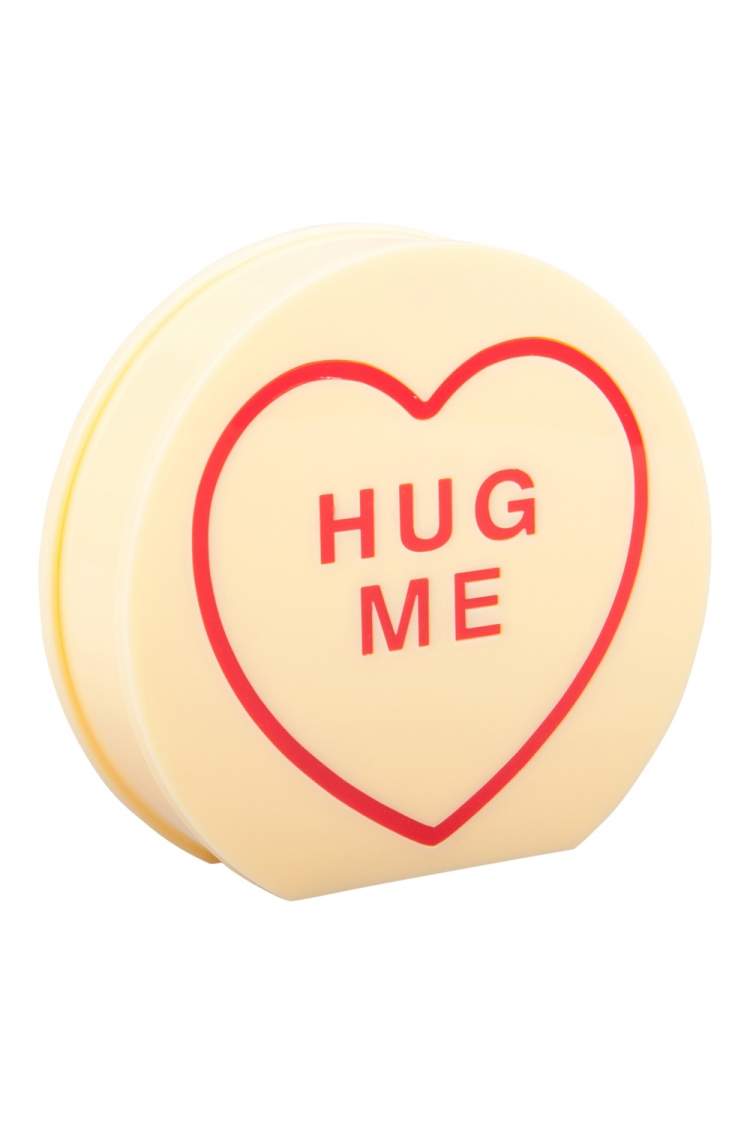 مملوكة مسبقًا Charlotte Olympia Light Yellow/Red Perspex Hug Me Clutch