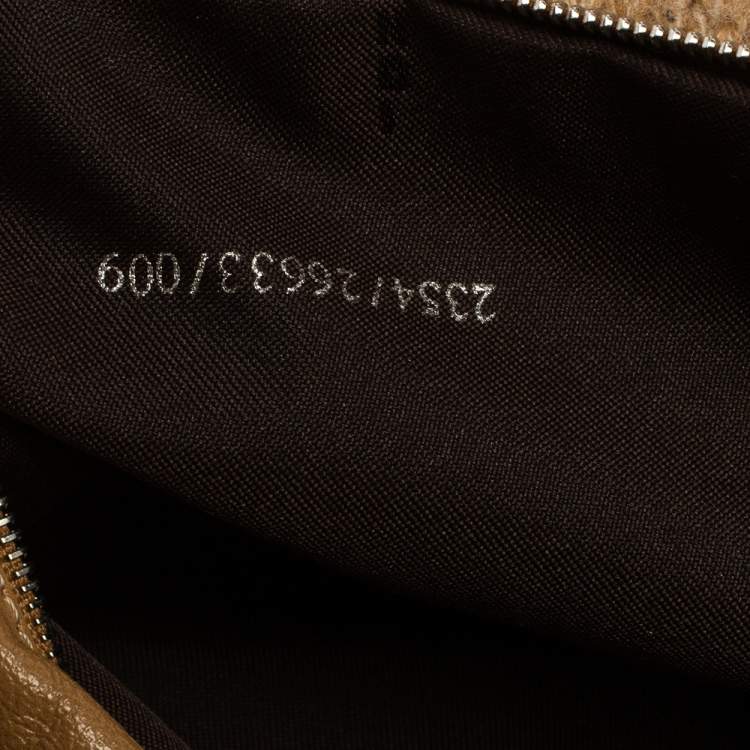 Pre Owned Fendi Beige Cashmere Roll Tote Bag