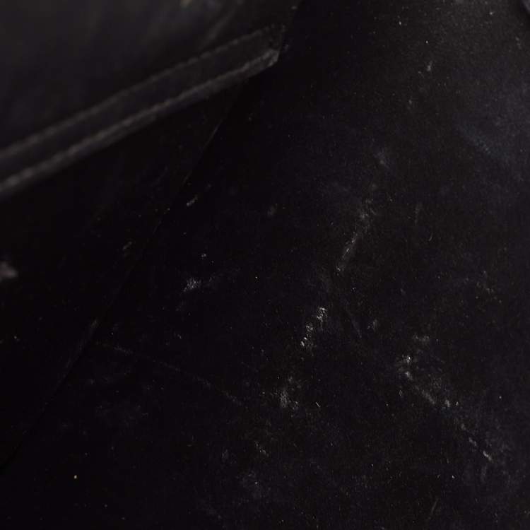 Pre Owned Dolce & Gabbana Black Leather DG Girls Tote