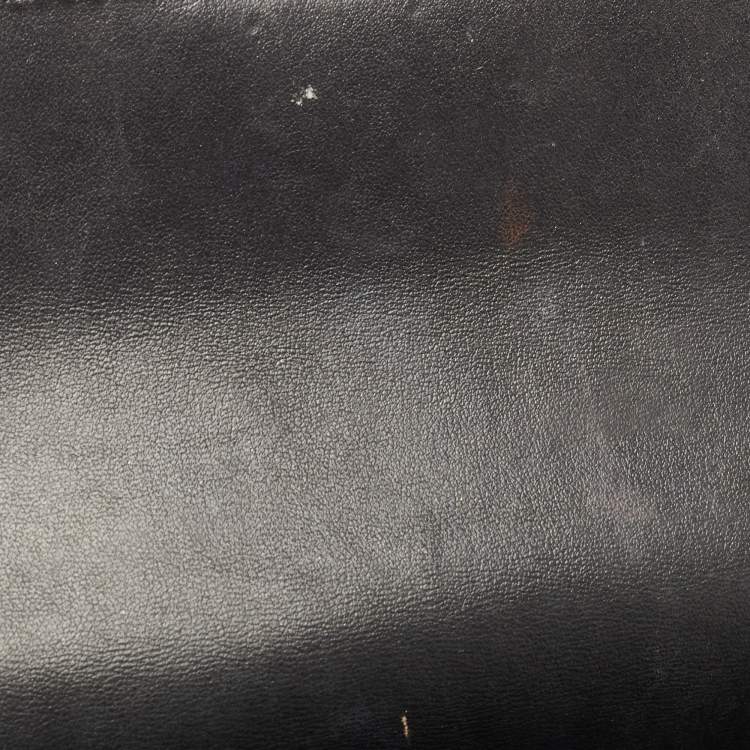 Pre Owned Dolce & Gabbana Black Leather DG Girls Tote