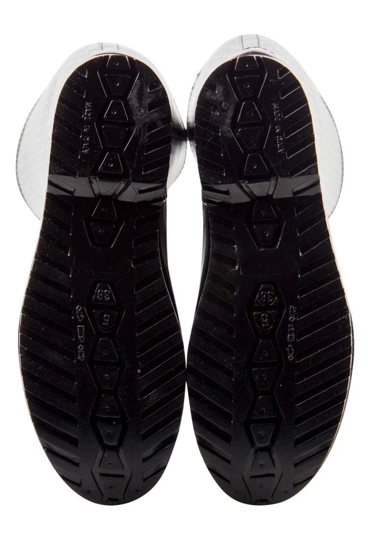 Pre Owned Dolce & Gabbana Black PVC Polka Dot Long Rain Boots Size 38