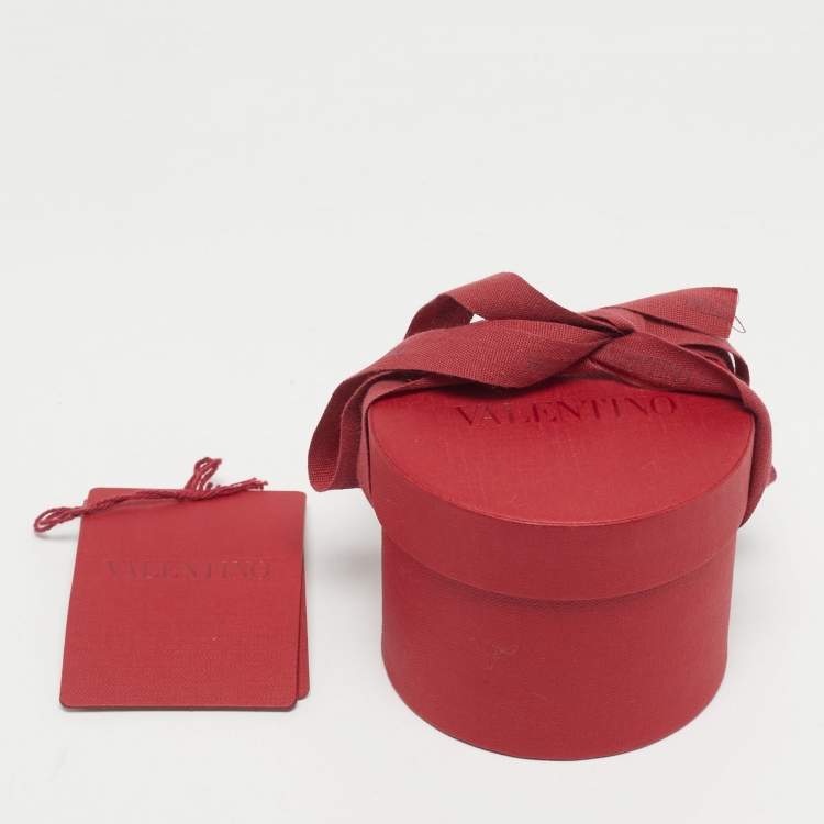 Pre Owned Valentino Multicolor Rose Printed Silk Bandeau