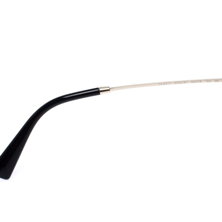 Pre Owned Valentino Black/Beige Tortoise Smoke VA2011 Sunglasses 