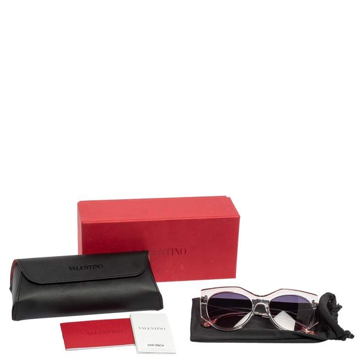 مملوكة مسبقًا Valentino Pink VA4033 Cat Eye Sunglasses