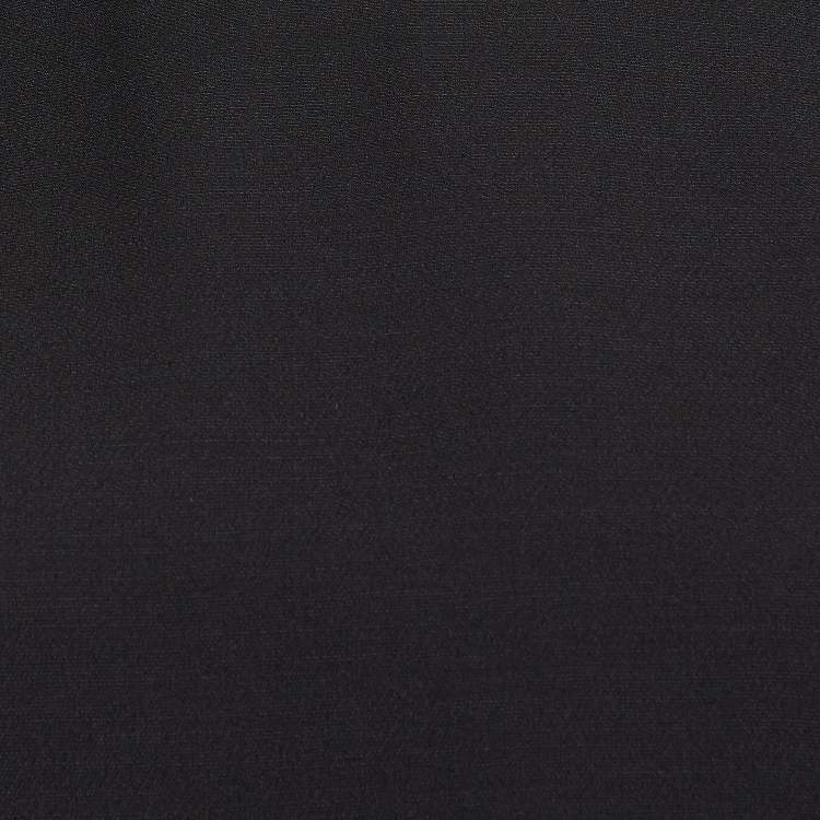 Pre Owned Valentino Black Wool Blend Stud Button Detail Short Dress M